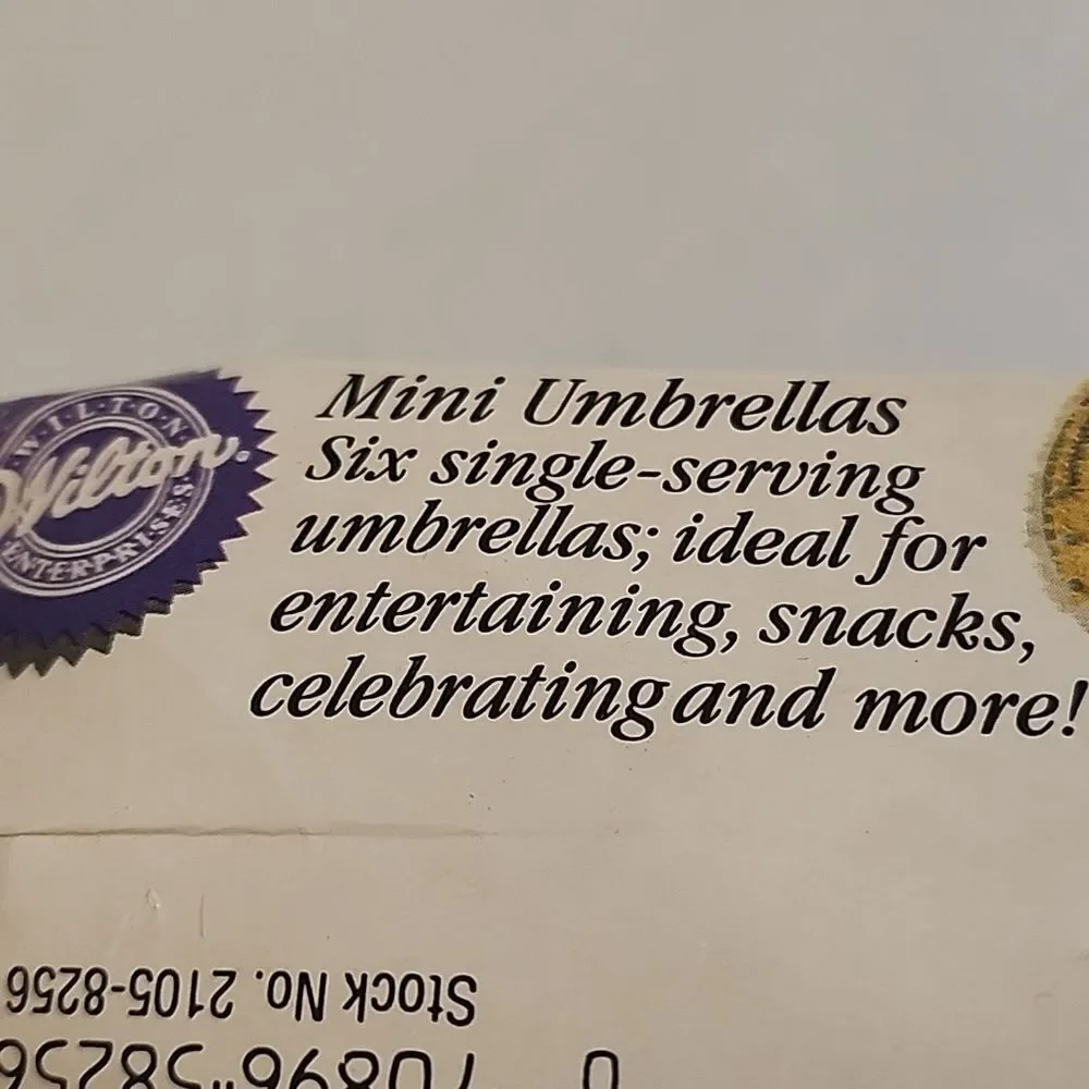 1994 Wilton Silver Mini Umbrella Baking Pan